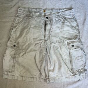 Carhartt Tan Cargo Shorts Durable Outdoor Essential